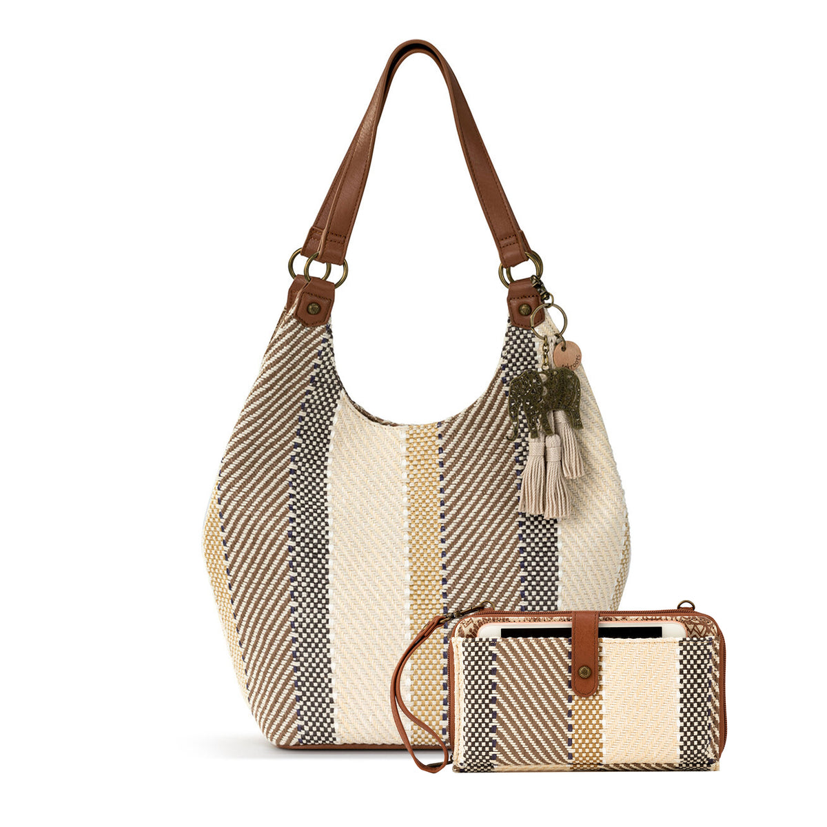 The Roma Shopper and Large Smartphone Crossbody Gift Set