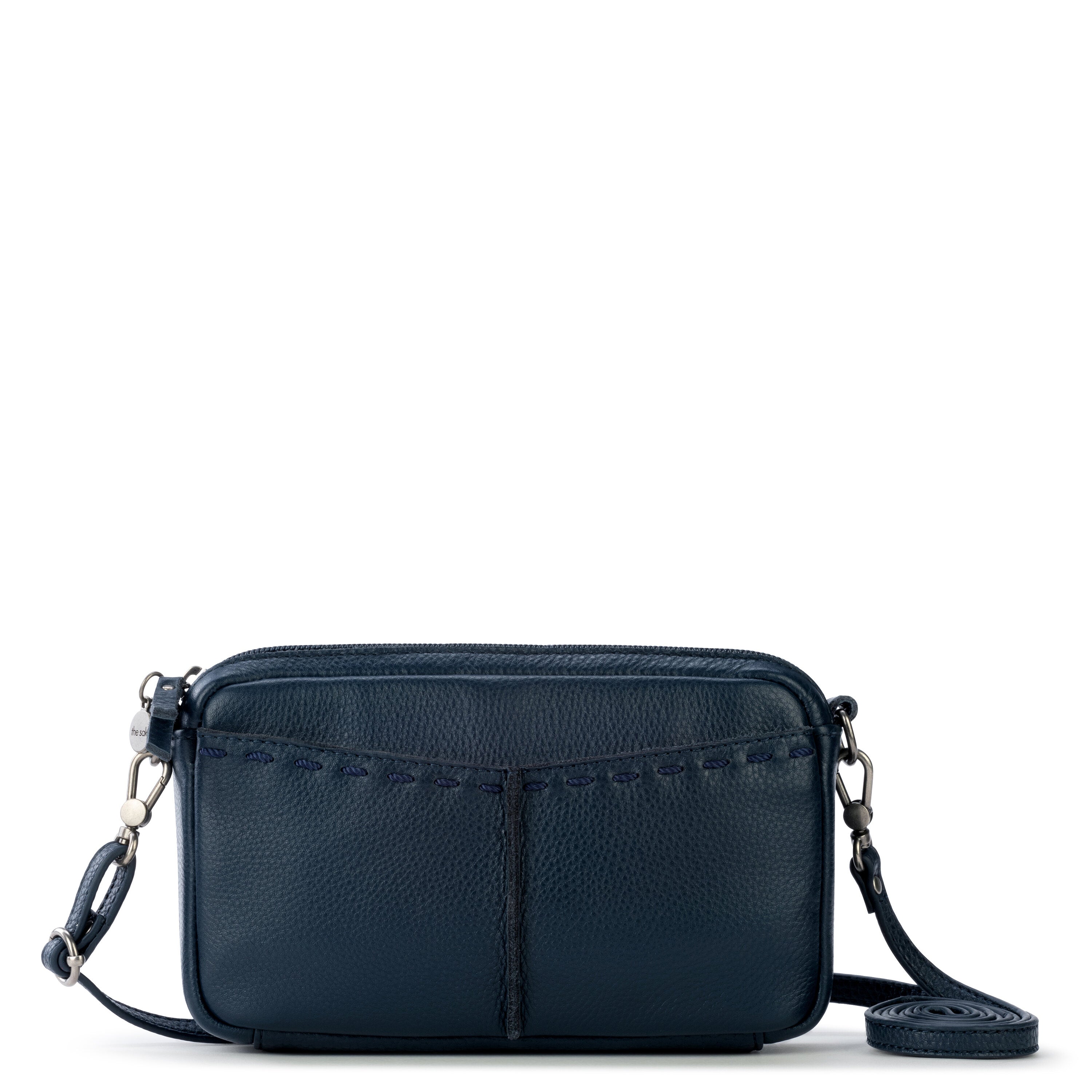 Cora Large Pebbled Leather Shoulder Bag - Luggage