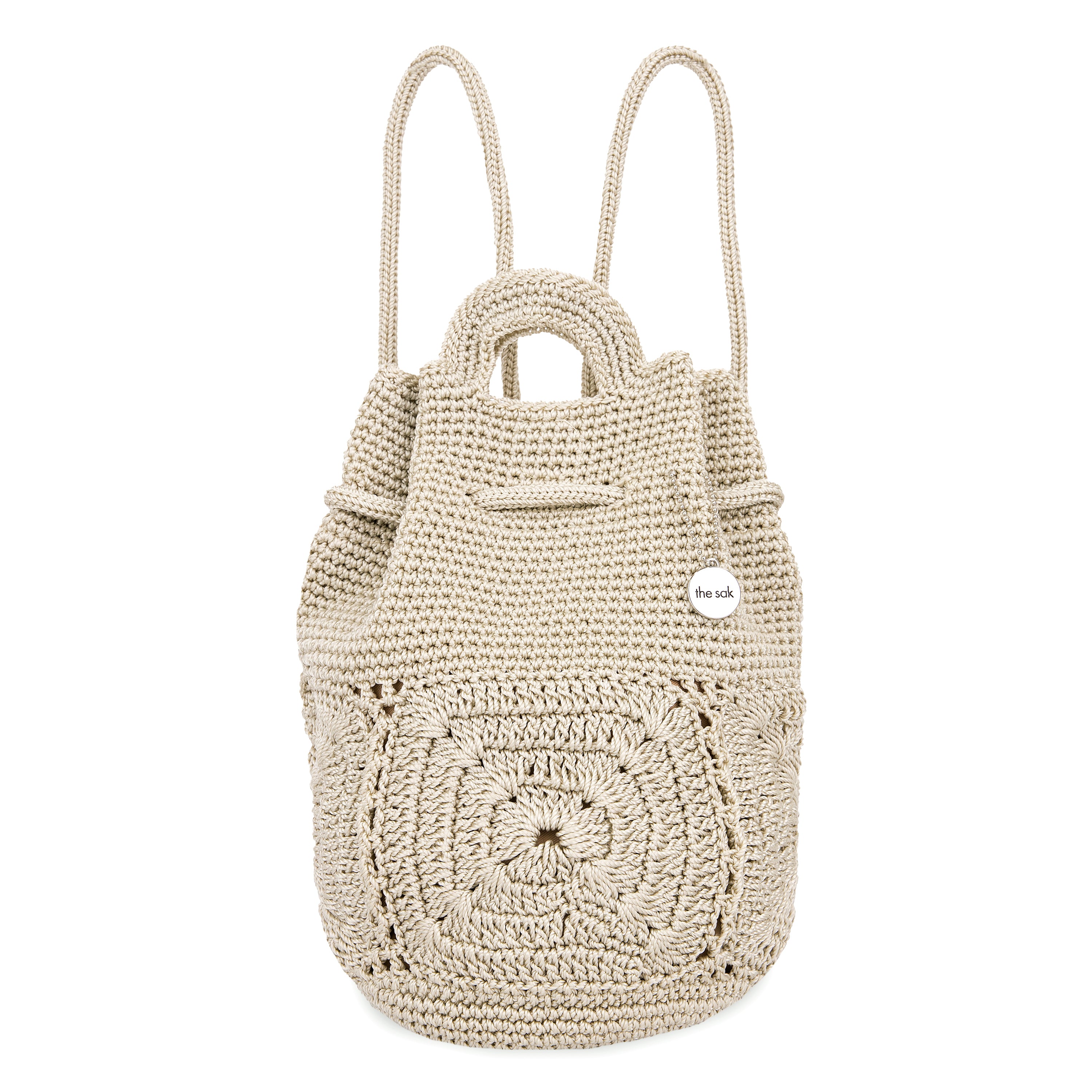 Dylan Small Backpack Sustainable Crochet Small Backpack The Sak