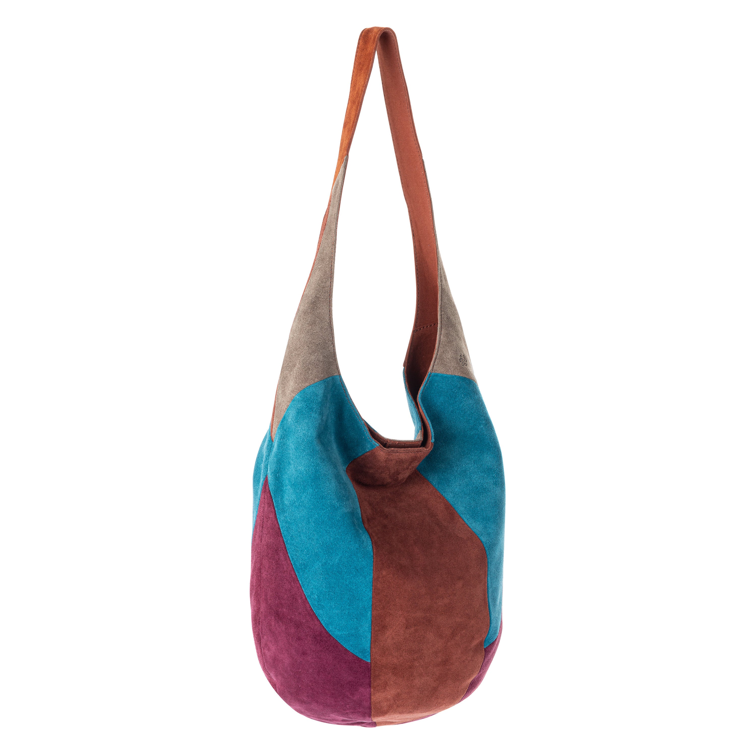 Large Suede Hobo Bag Soft Leather Bag Slouchy Leather Bag 