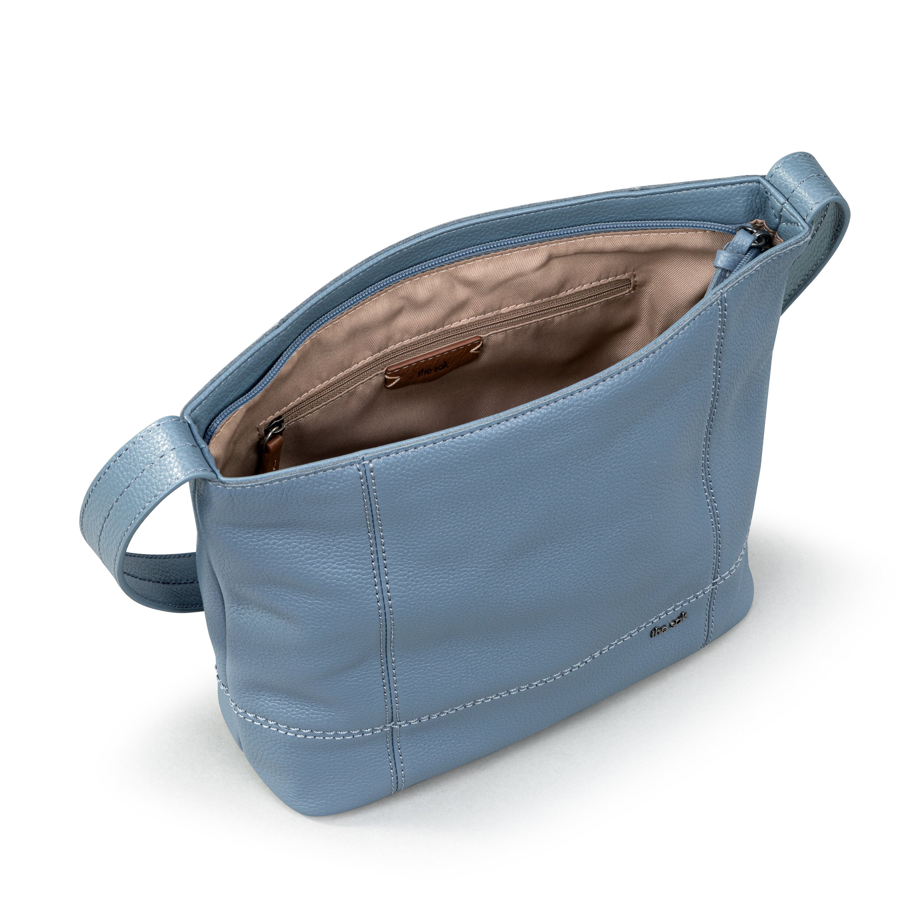 The Sak Ashland Tobacco Colored Leather Bucket Bag | eBay