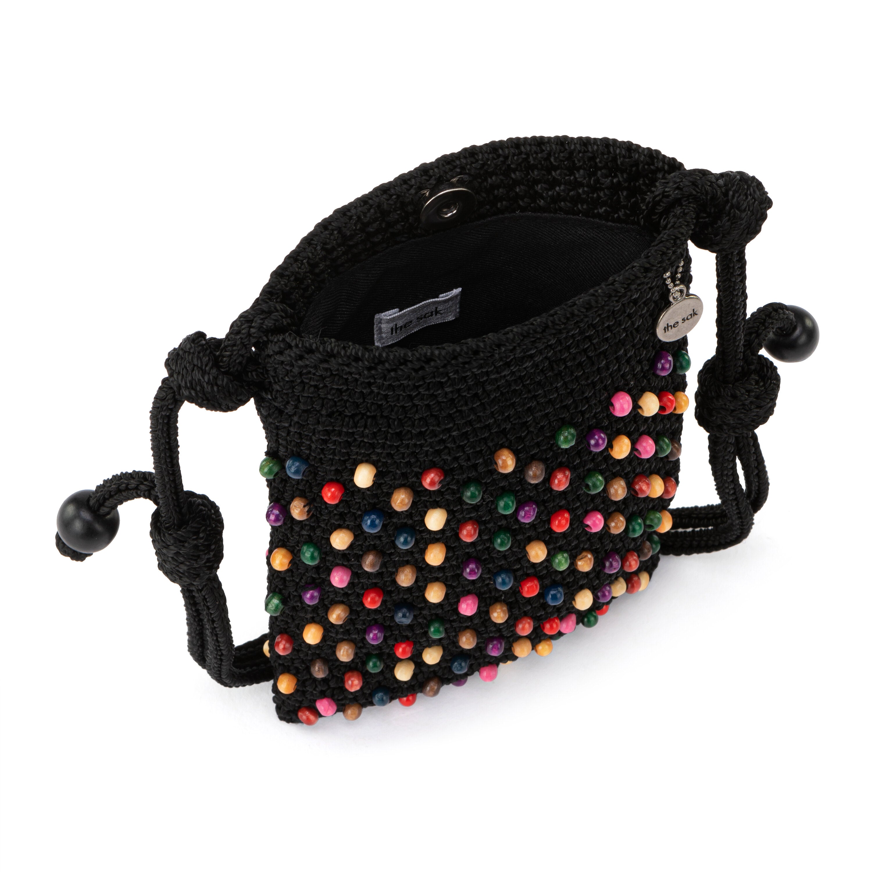 The sak black store crochet bag