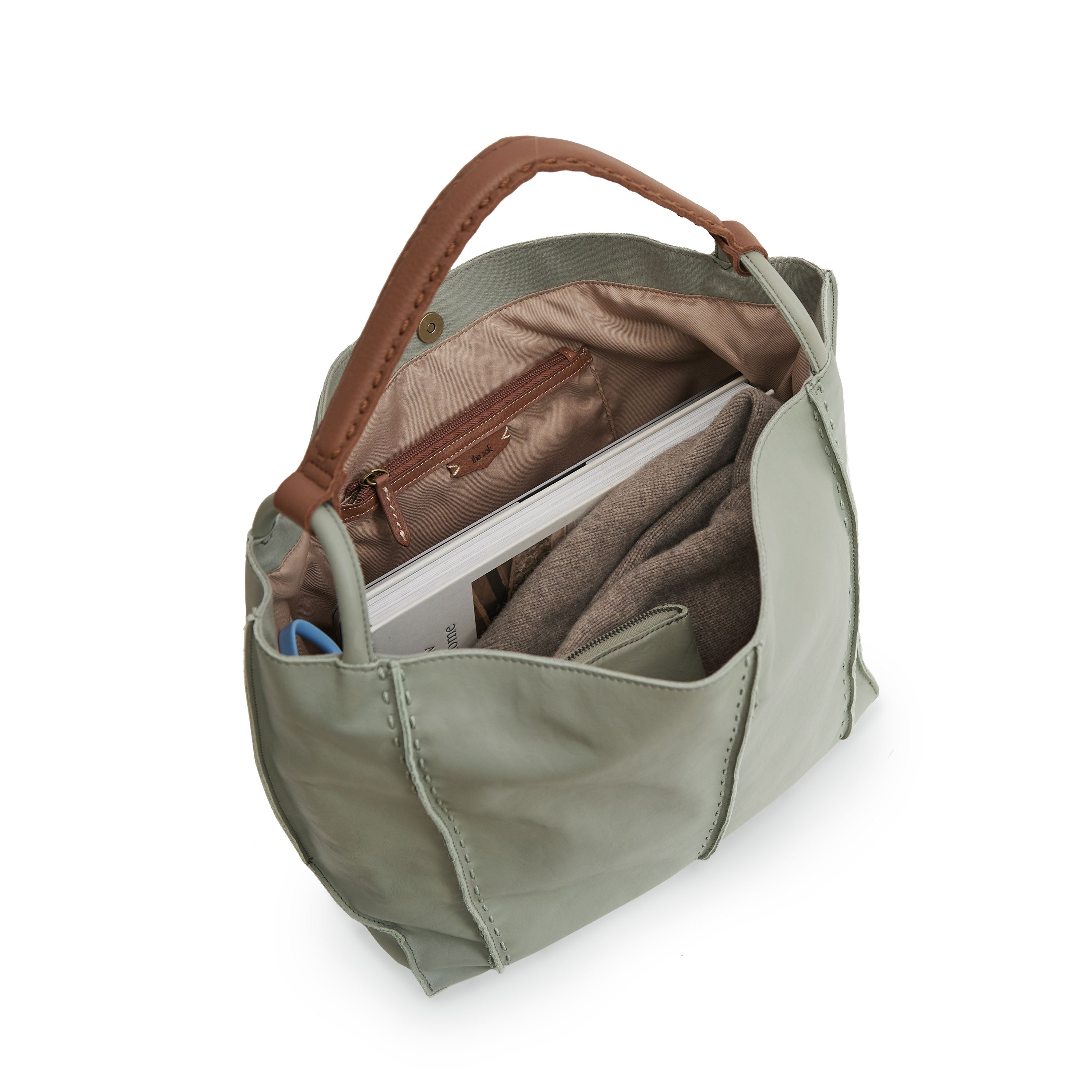 THE SAK LUCIA Crossbody Zip Top Leather Women's Bag White Travel Shoulder  Over £90.99 - PicClick UK