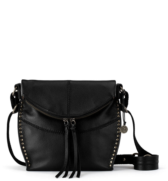 THE SAK Black Leather Ventura Flap Org buy Crossbody