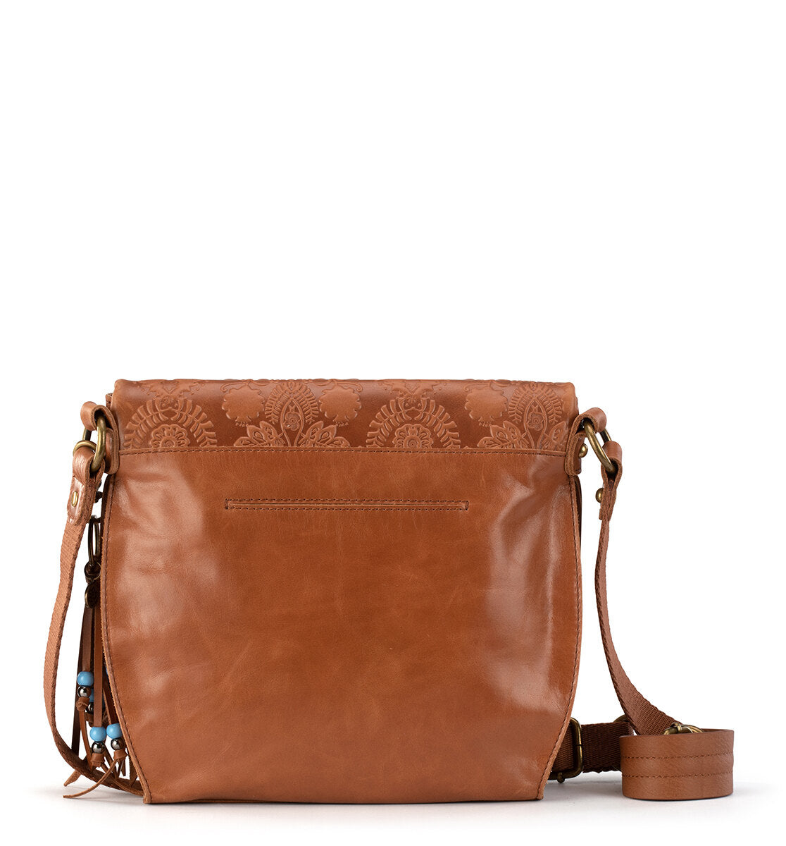 The SAK Melrose Leather Crossbody Handbag - Brown - Yahoo Shopping